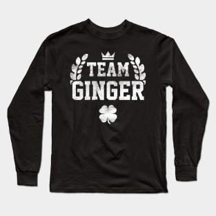 Team Ginger Irish Funny St Patricks Day Long Sleeve T-Shirt